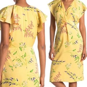 Picnic Floral Twist Front Dress